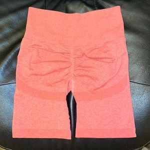 SHEIN Scrunch Butt Space Dye Biker Shorts